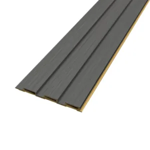 Charcoal Grey Thermo Slatted Wall Panel