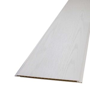 Decorceil White Wood / White V PVC Ceiling Panel (2.7m x 250mm)