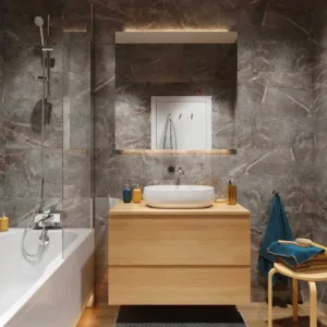 Vilo SPC Tile Panel – Marble Skin (600mm × 300mm)