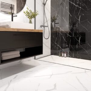 White Calacatta Marble Vilo SPC Waterproof Rigid Core Flooring