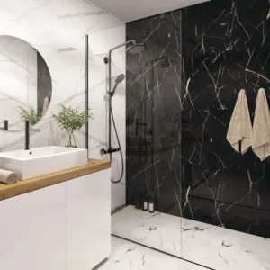 Vilo SPC Tile Panel – Calacatta White (600mm × 300mm)